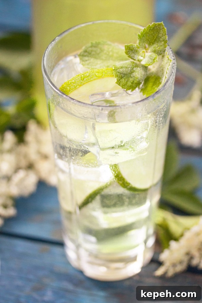 Lime & Elderflower Cordial Recipe – Homemade Sparkling Syrup 6 Lime and Elderflower Cordial