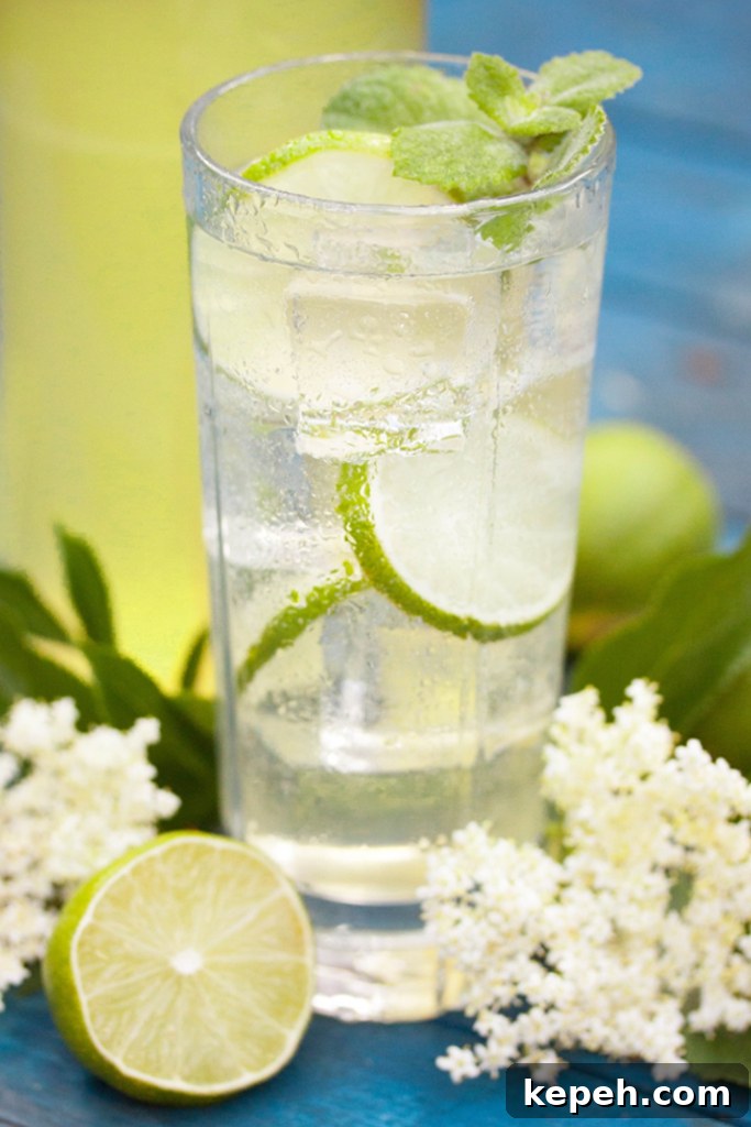 Lime & Elderflower Cordial Recipe – Homemade Sparkling Syrup 7 img 4510 6