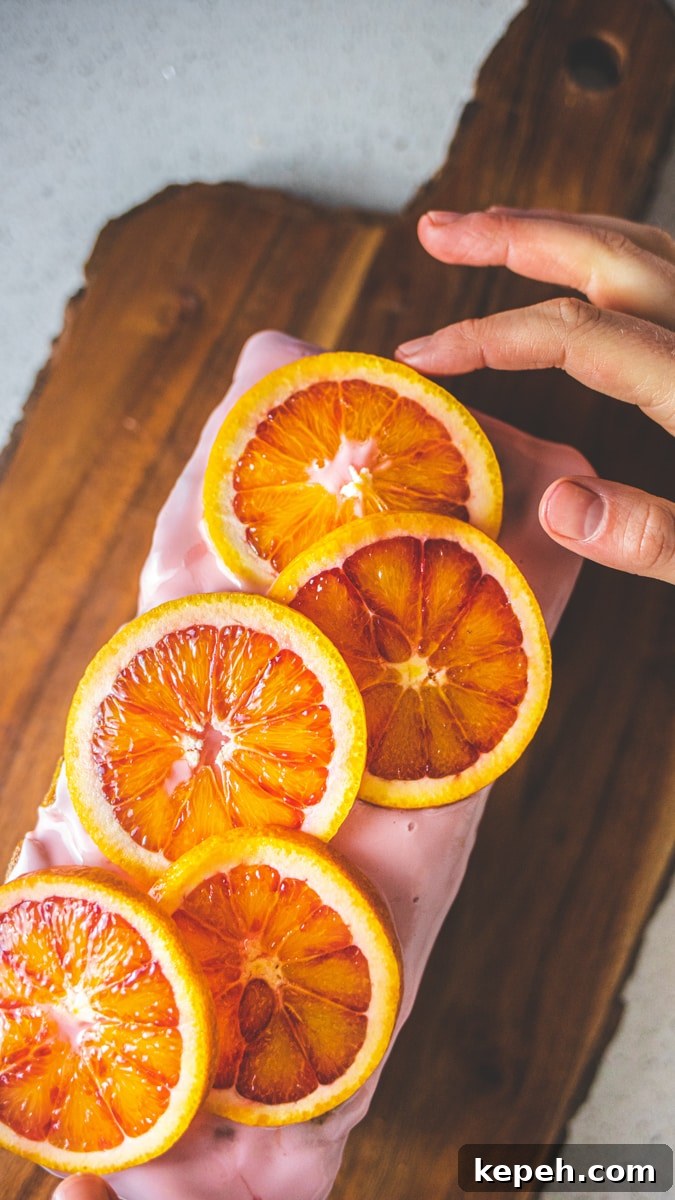 Blood Orange Loaf Cake - Georgie Eats