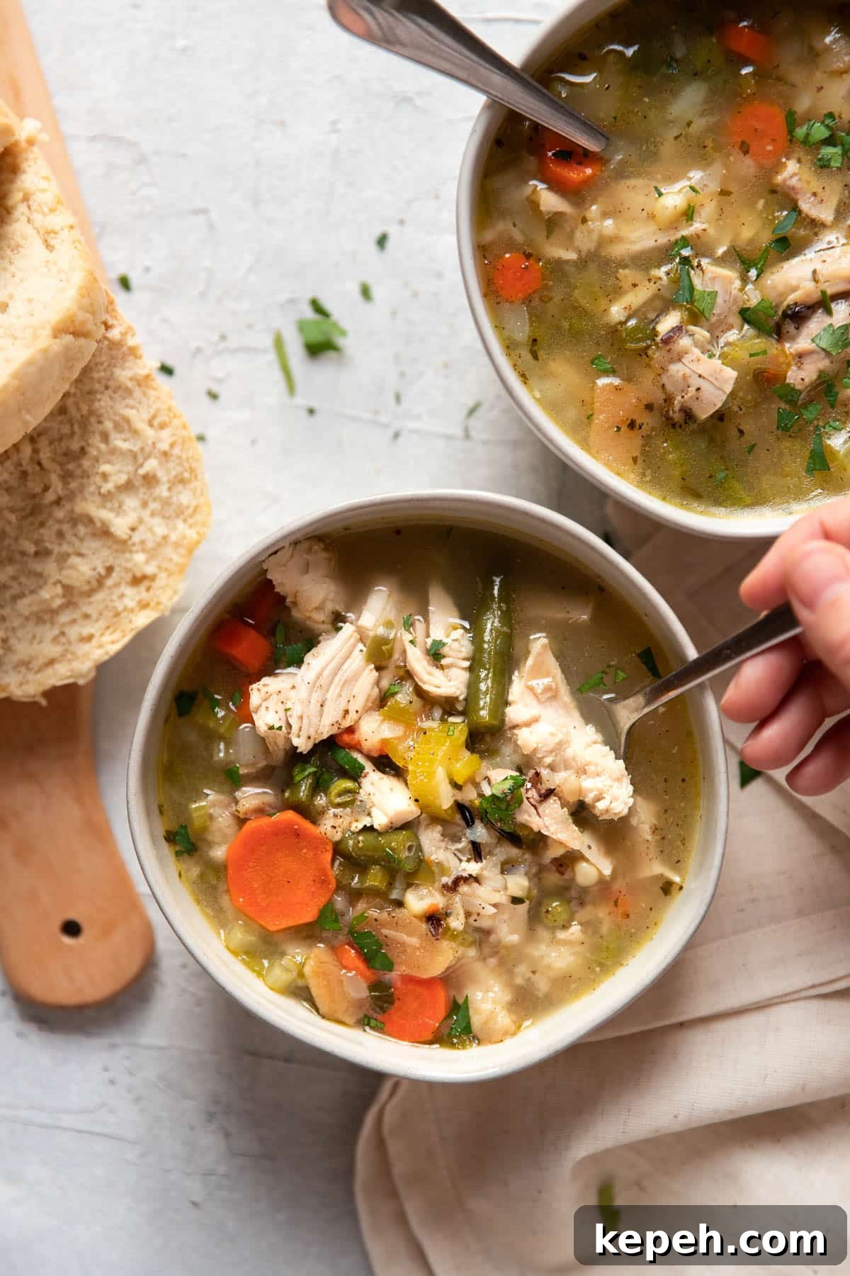 turkey wild rice soup
