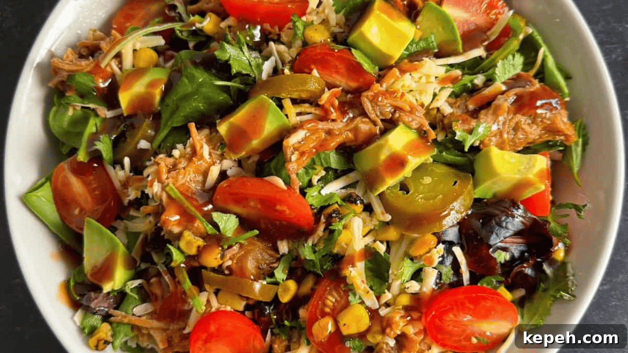 10 Filling Lunches to Crush Your 3 PM Sugar Cravings 6 pulled pork salad bowls