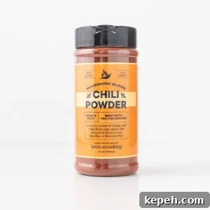 bottle of Kevin is Cooking Chili Powder blend