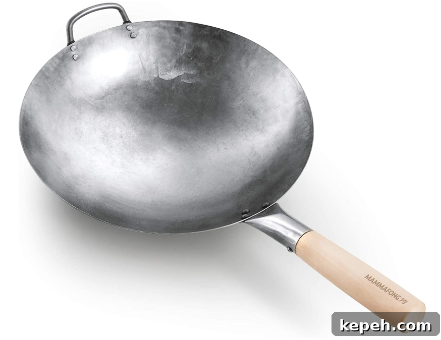 Carbon Steel wok 14"