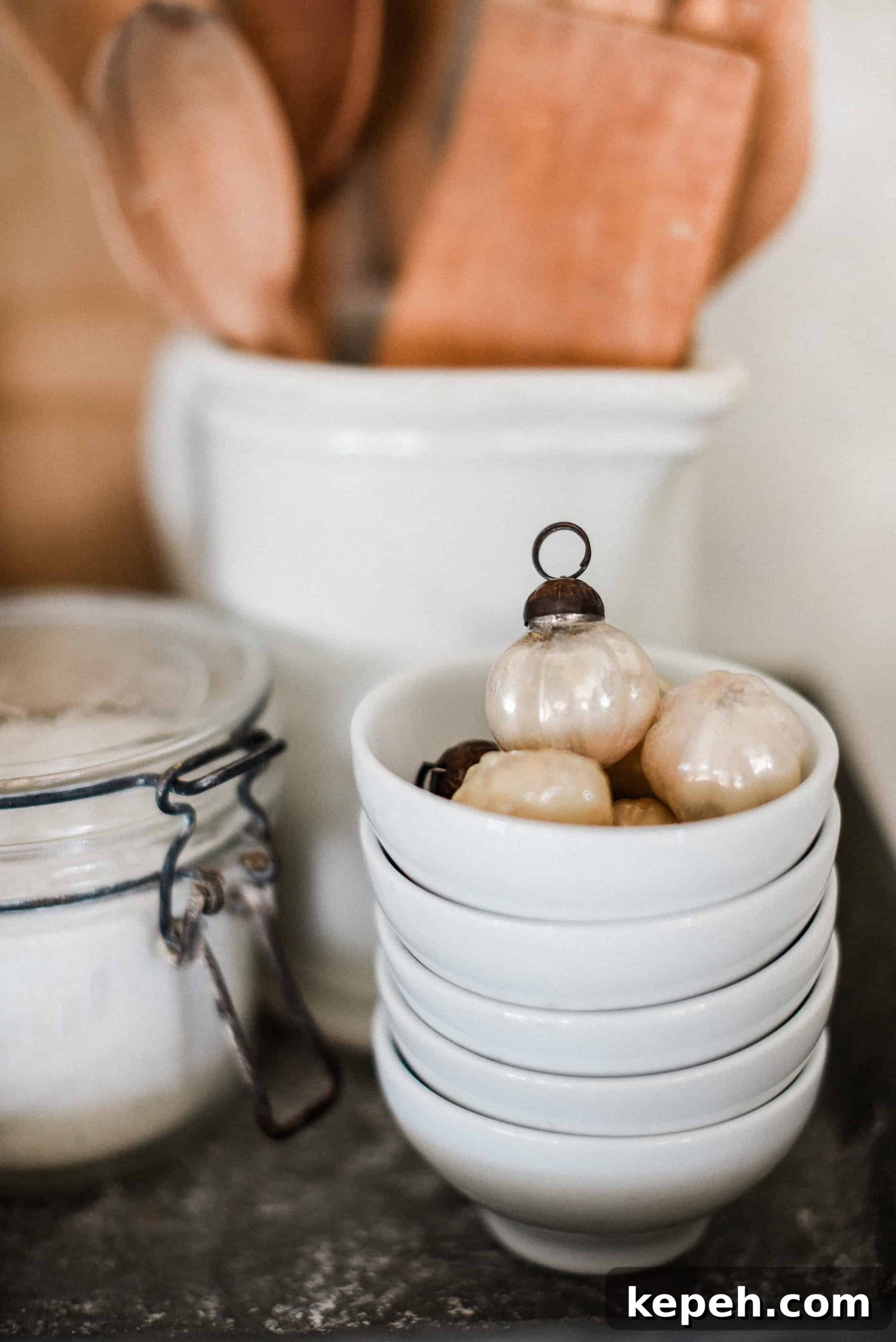 Farmhouse Christmas Kitchen Decorating Ideas for Cozy Holiday Charm 8 Tour our Christmas kitchen to gather ideas for decorating for the holidays this year! Use greenery and vintage touches to keep things simple and cohesive!