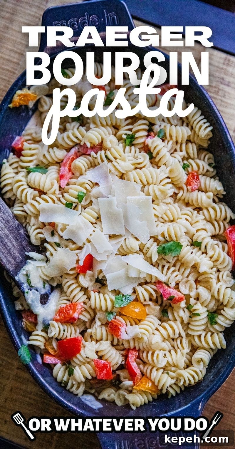 Traeger-Smoked Boursin Pasta Recipe for Creamy, Savory Flavor 2 Traeger Boursin Pasta