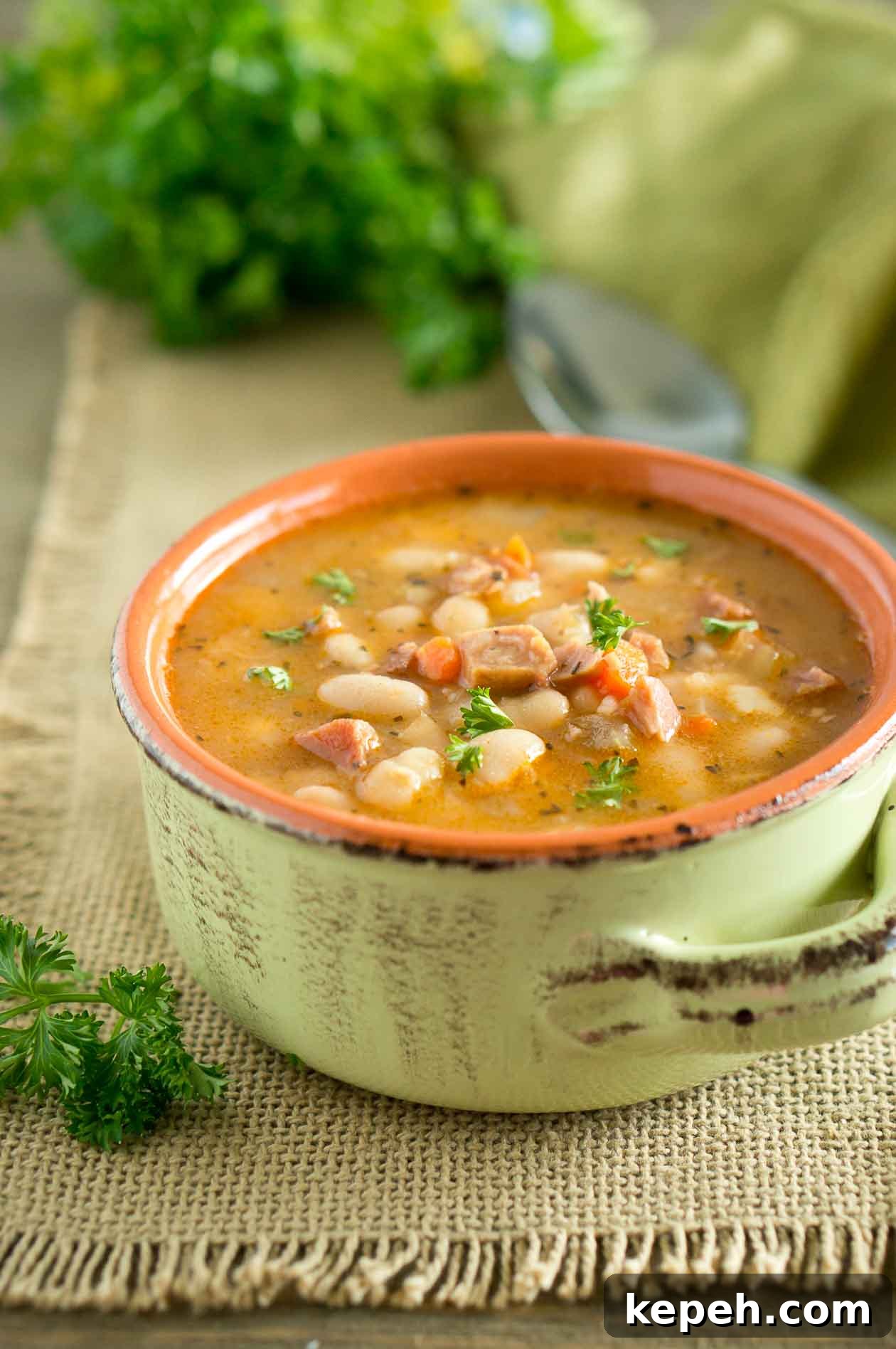 Instant Pot Ham and White Bean Soup Recipe 11 Ham and White Bean Soup