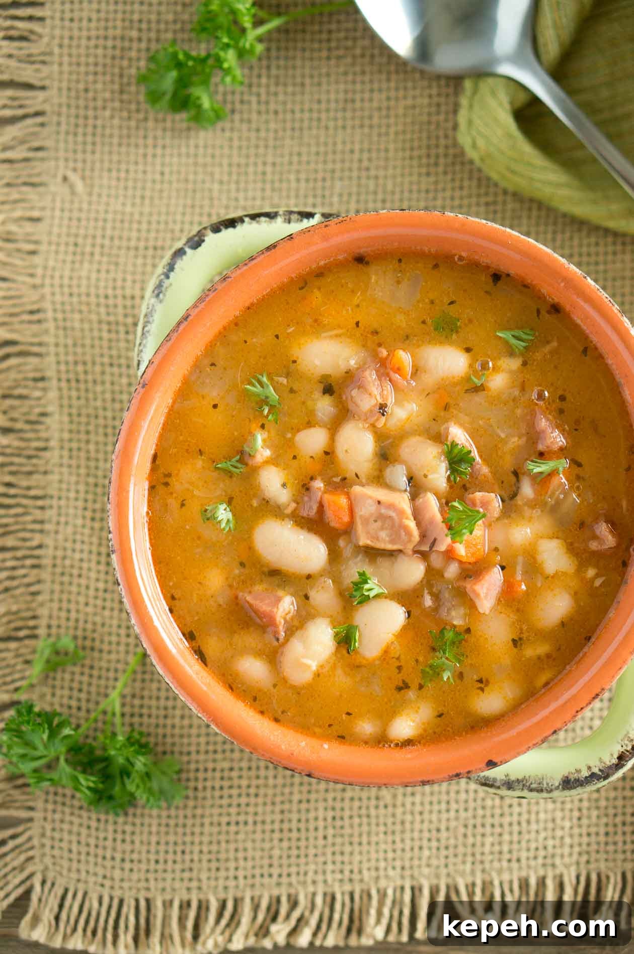 Instant Pot Ham and White Bean Soup Recipe 9 Ham White Bean Soup