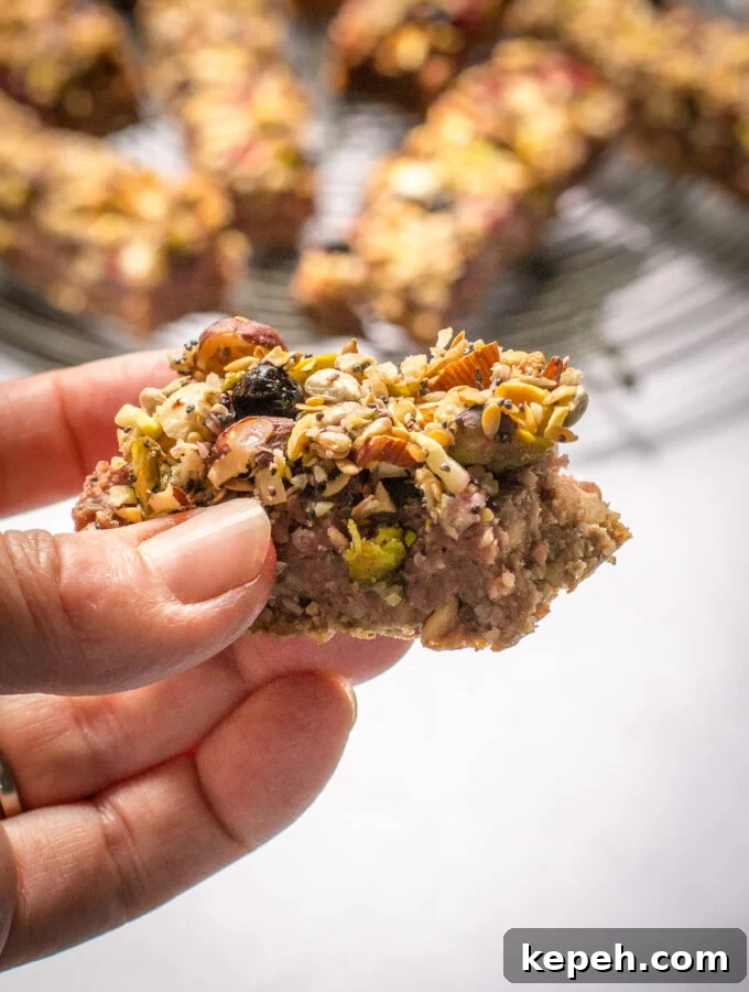 Beetroot & Berry Vegan Energy Bars — Protein-Packed Snack 3 Vegan Cereal Bars