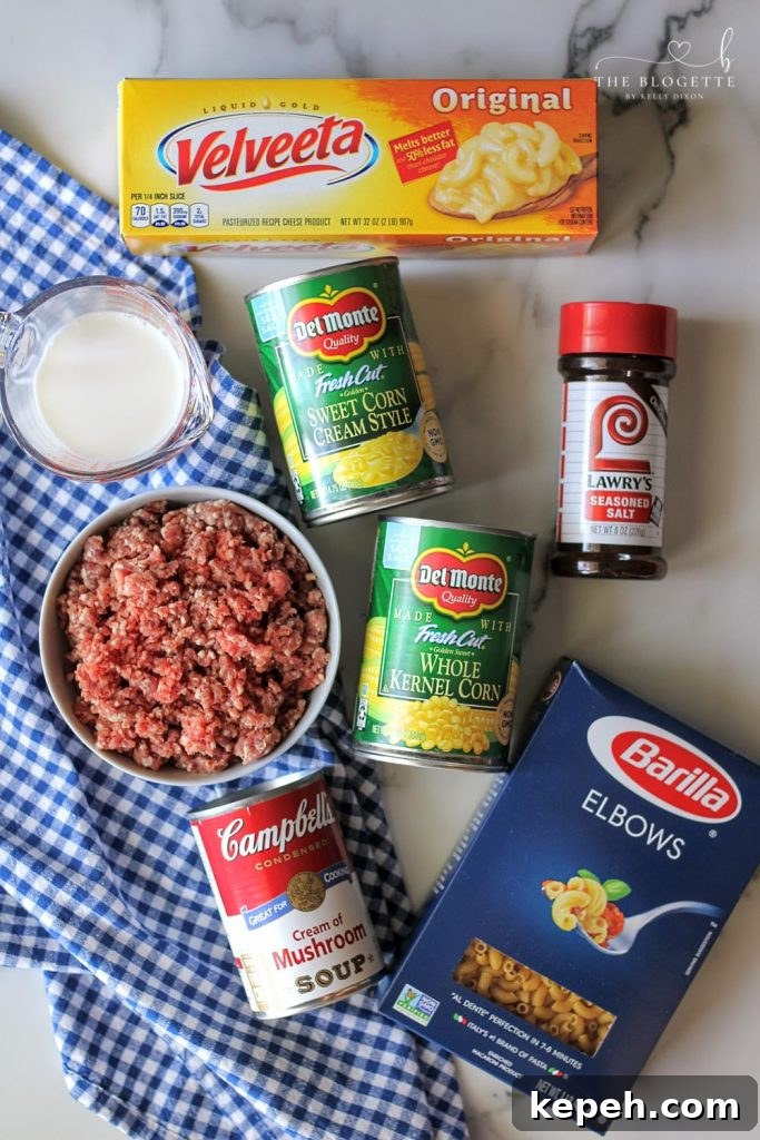 Homemade Cheesy Beef and Pasta Skillet (Copycat Hamburger Helper) 4 Hamburger Helper Ingredients