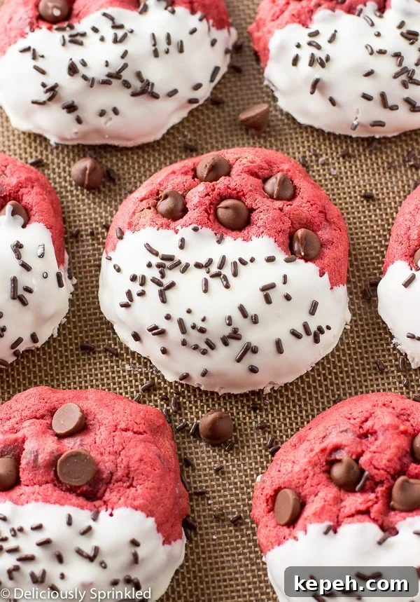 Red Velvet Chocolate Chip Cookies Recipe That Melts in Your Mouth 2 Red Velvet Chocolate Chip Cookies