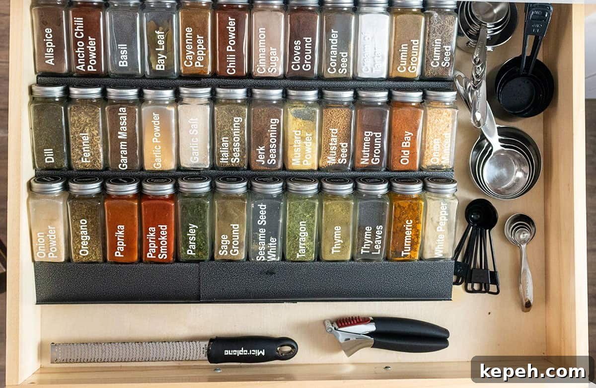 Spice Drawer Organizer: Quick Access and Neat Spice Storage 5 img 5950 4