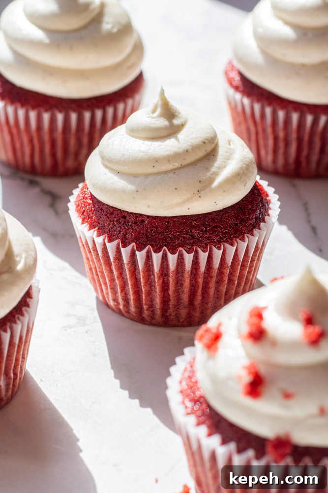 Decadent Red Velvet Cupcakes Recipe for Perfect Moist Cakes 3 red velvet cupcakes