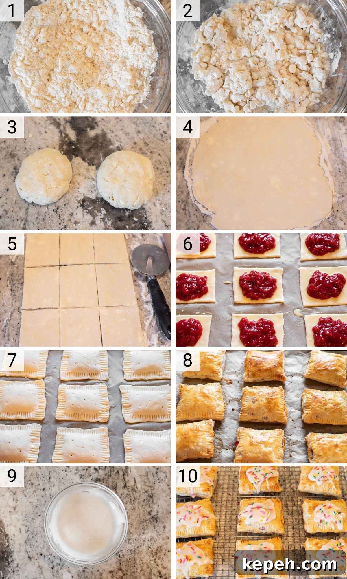 Homemade Strawberry Pop-Tarts Recipe: Flaky Pastry with Sweet Filling 5 how to make homemade pop tarts