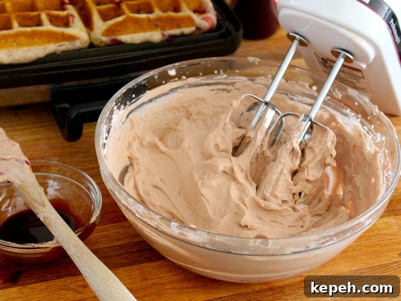 Chocolate whipped cream