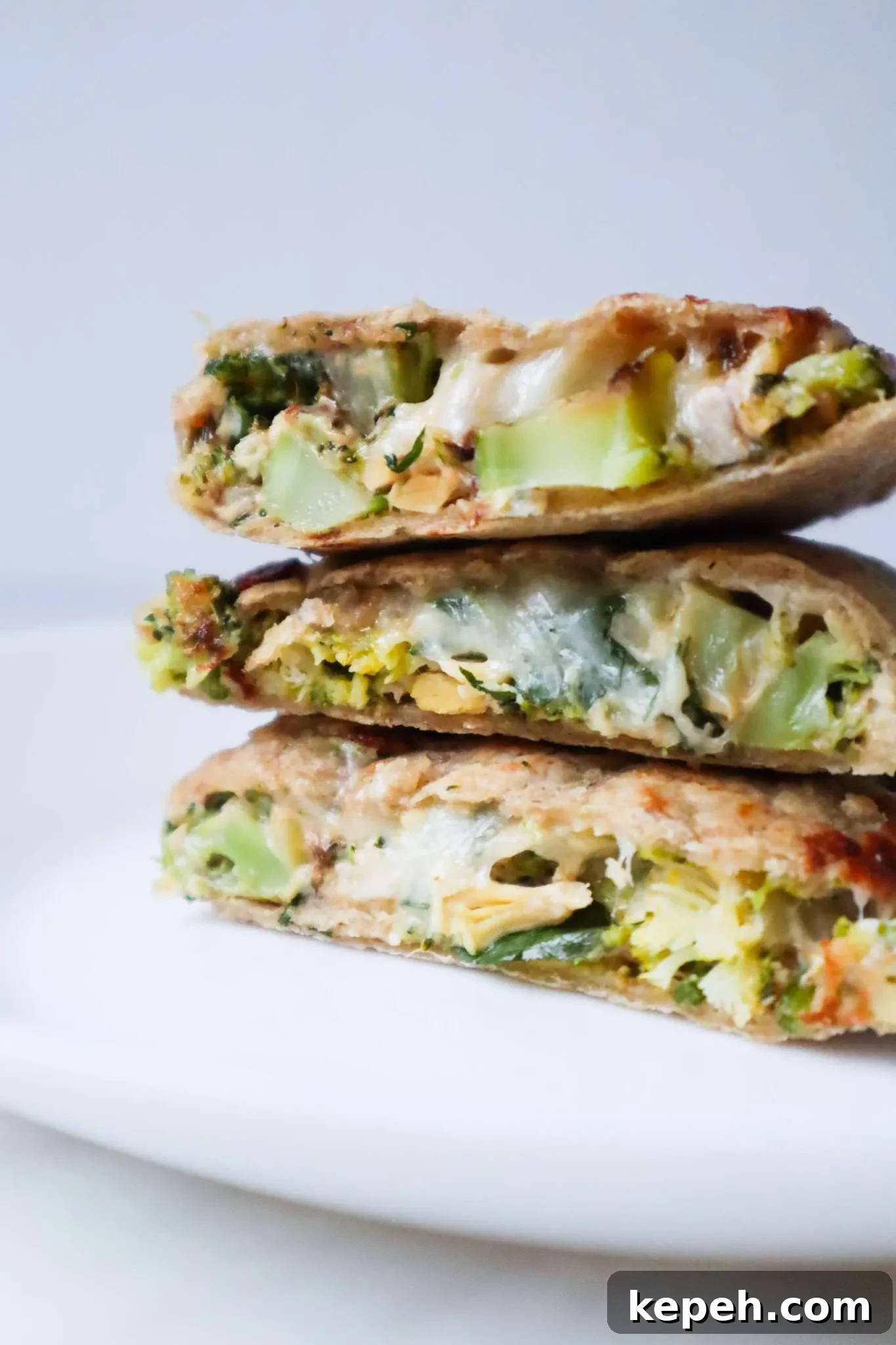 Chicken and Broccoli Quesadilla Recipe for Dinner 2 Serve this white chicken quesadilla with broccoli along with some salad for a quick, delicious easy and healthy weeknight dinner that the family will enjoy!