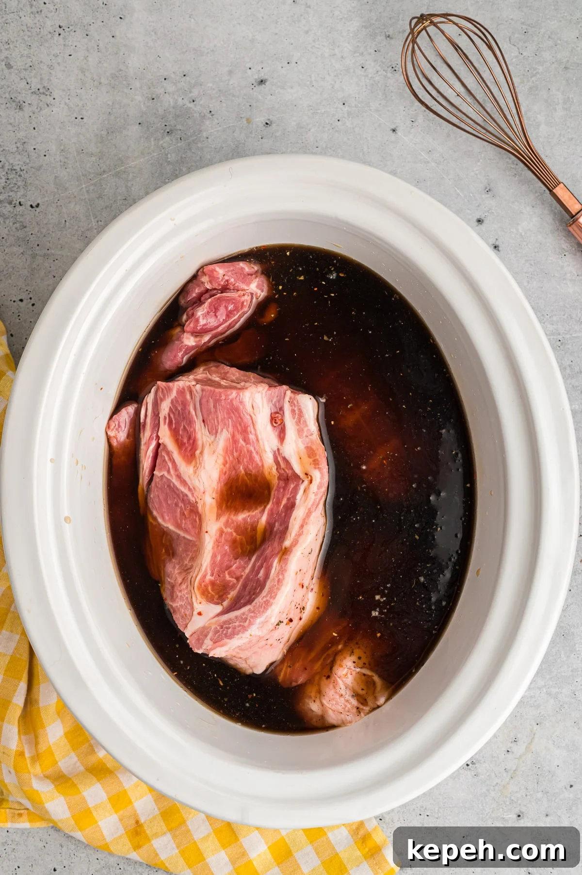 Cafe Rio Sweet Pork Recipe: Copycat Carnitas with Tangy Sauce 4 pork, soda in a slow cooker.