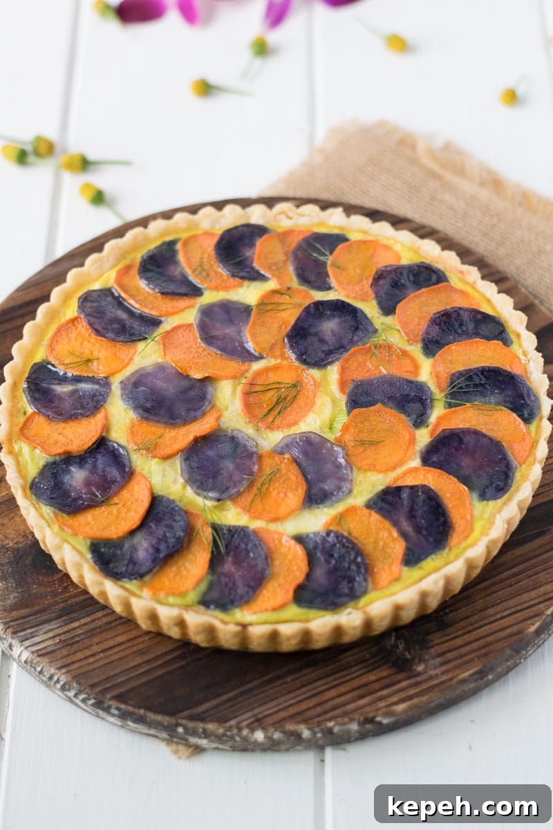 Potato Vegetable Quiche