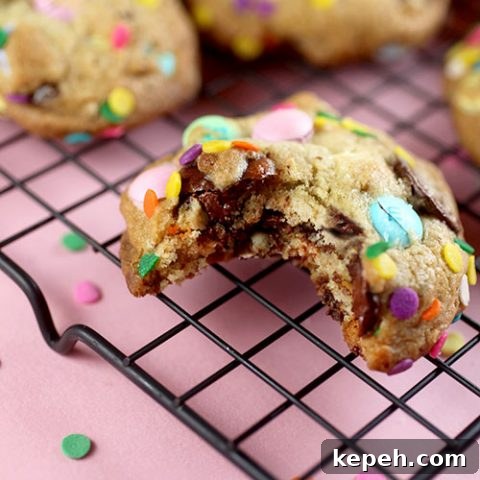Chocolate Chip Confetti Cookies
