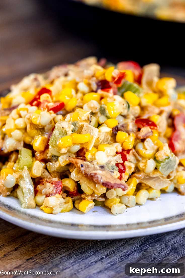 maque choux on a plate