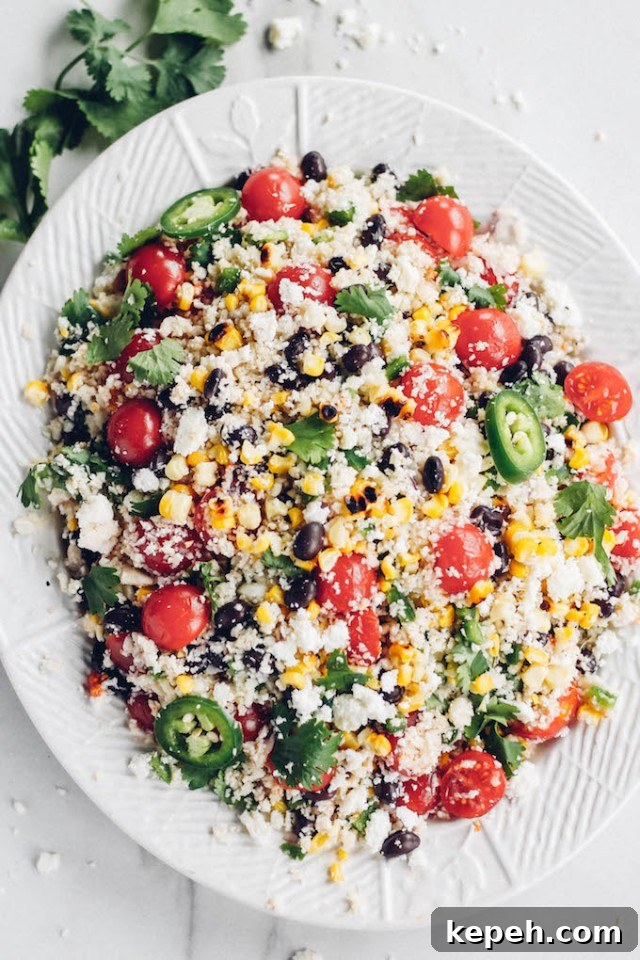 Cauliflower Rice: How to Make It + 16 Delicious Recipes 12 Cauliflower rice salad