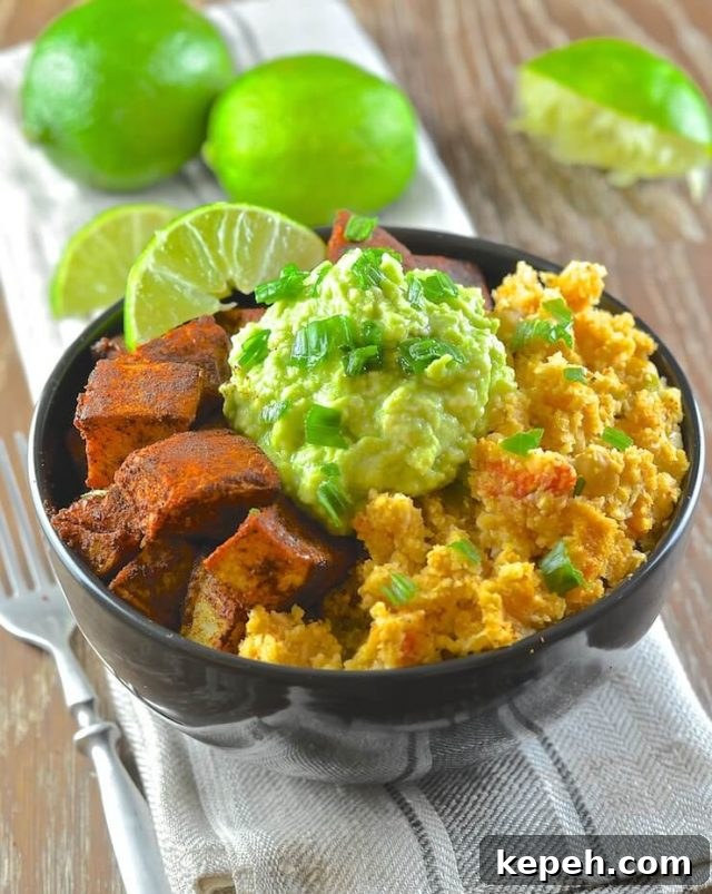 Cauliflower Rice: How to Make It + 16 Delicious Recipes 16 Spicy Cauliflower Power Bowl