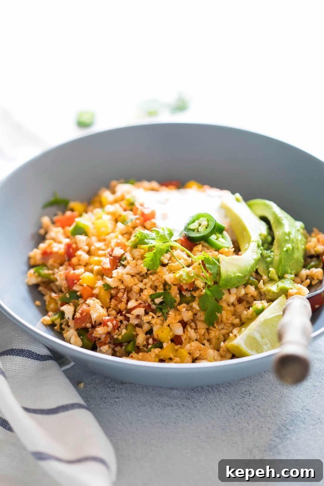 Cauliflower Rice: How to Make It + 16 Delicious Recipes 18 Low Carb Mexican Cauliflower Rice