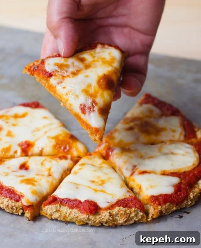 Cauliflower Rice: How to Make It + 16 Delicious Recipes 22 Cauliflower pizza crust
