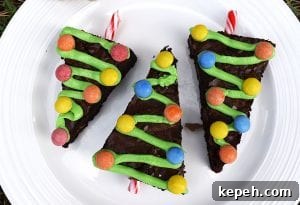 Festive Christmas Tree Brownie Recipe: How to Make Holiday Brownies 7 Christmas Tree Brownies are rich and fudgy chocolate brownies decorated like Christmas trees for a fun Christmas treat.