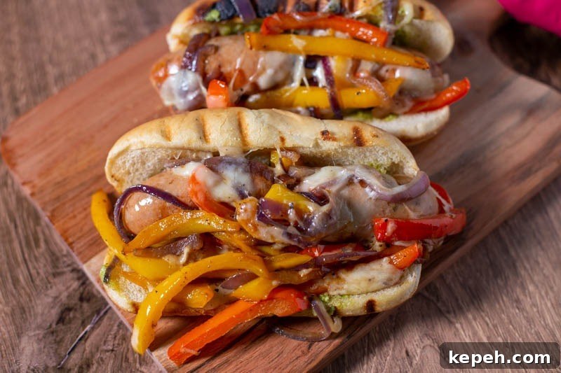 Italian Sausage and Peppers Sandwich on the Big Green Egg 12 Grilled Spicy Italian Sausage Sandwich