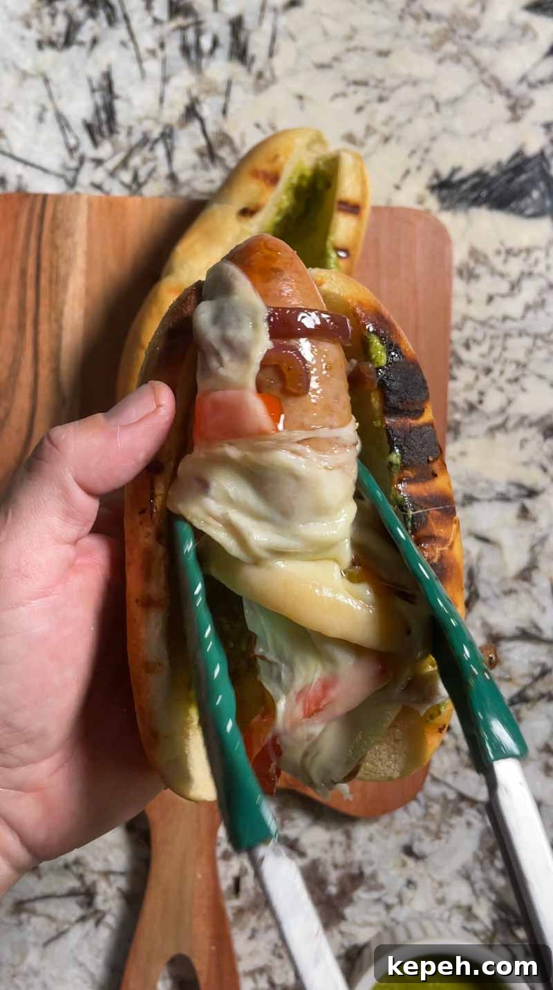 Served sandwich