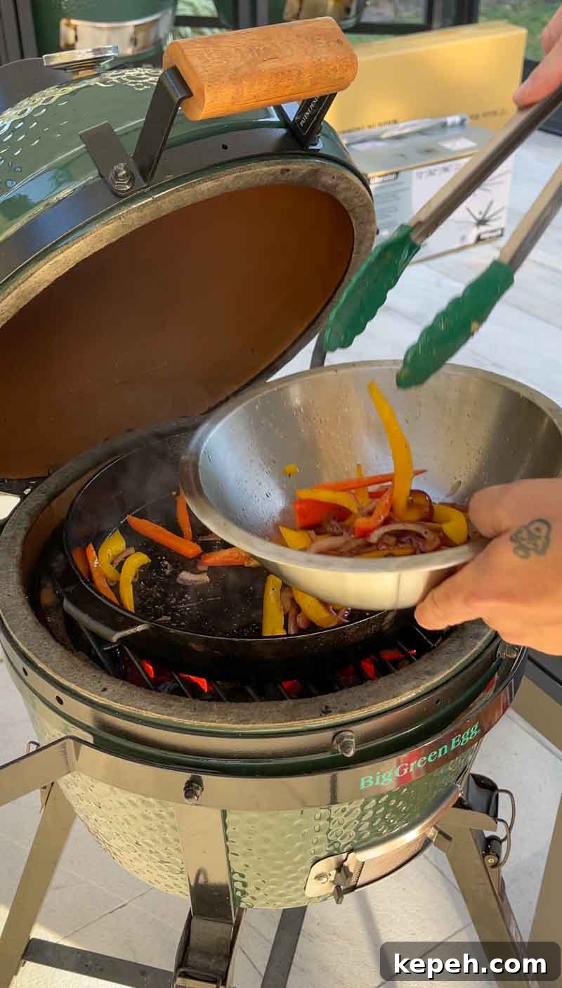 Roasted vegetables in cast iron