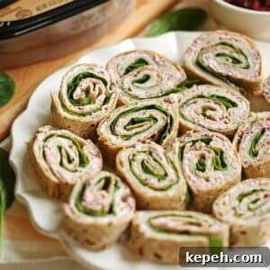 Turkey Cranberry Pinwheels: Festive Appetizer Recipe 5 img 8034 4
