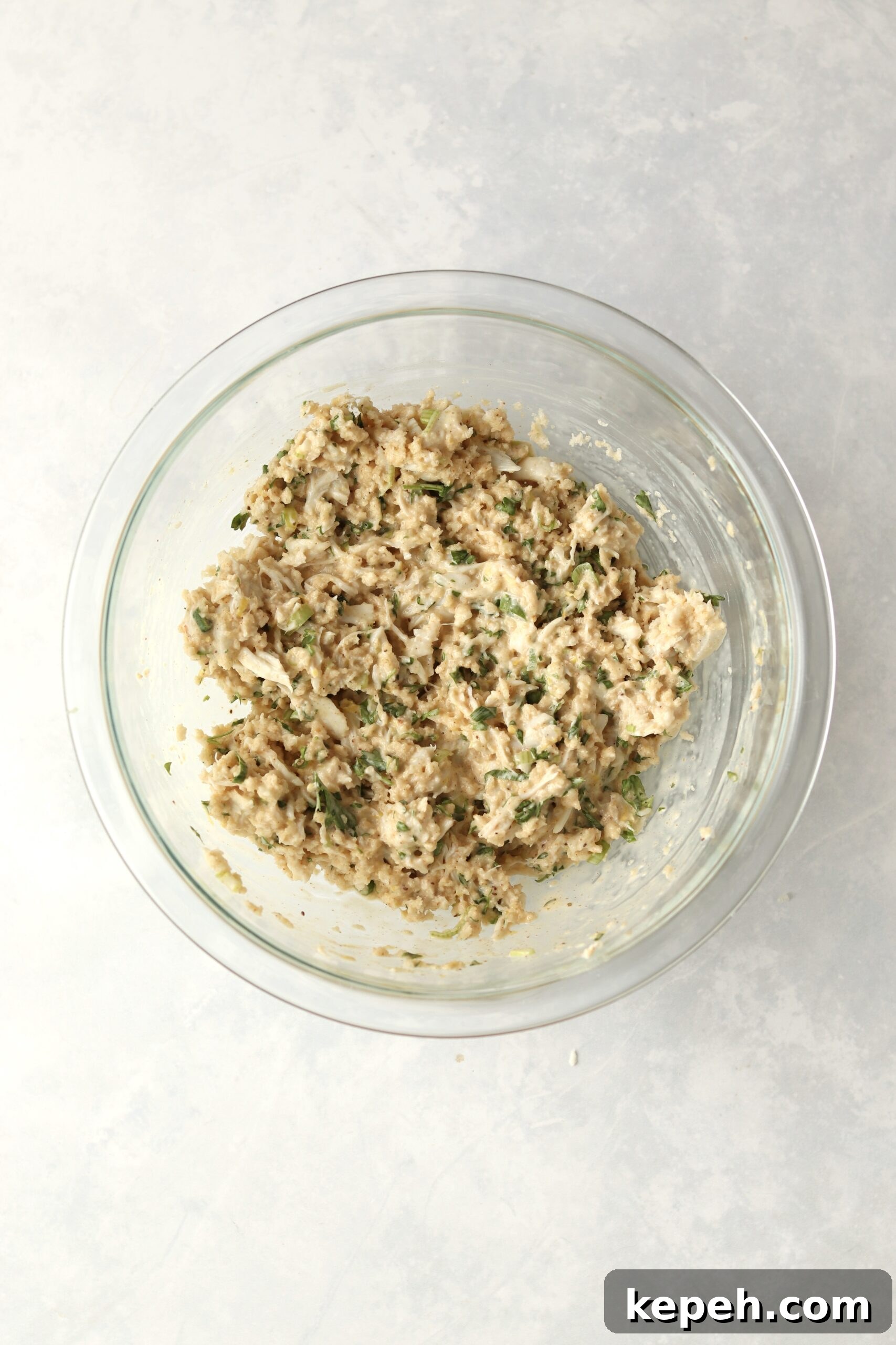 Crispy Air Fryer Crab Cakes Recipe for Golden, Juicy Results 6 crab cake mixture.