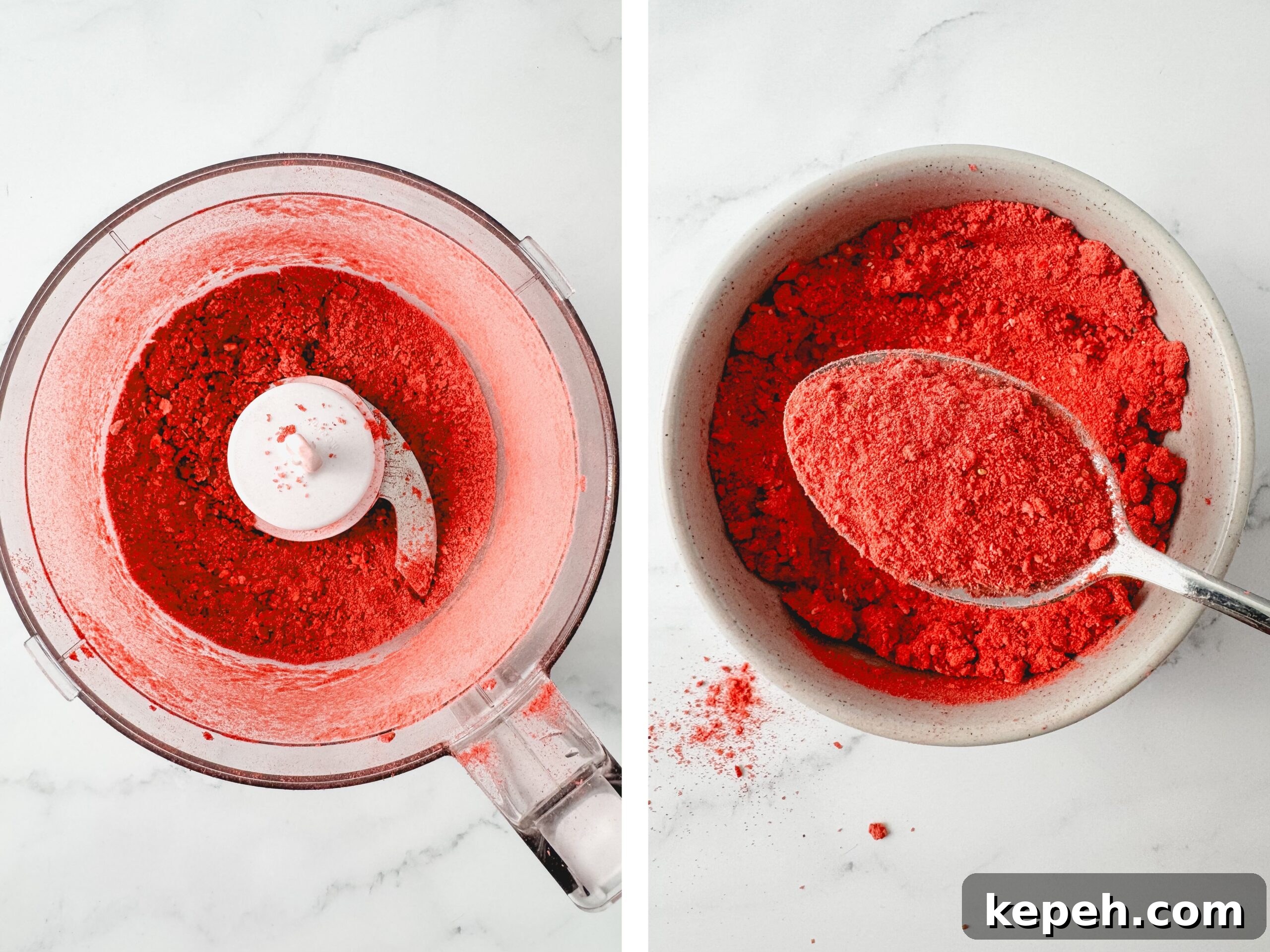 Strawberry Buttercream Frosting Recipe for Cakes and Cupcakes 5 Bowl of strawberry buttercream