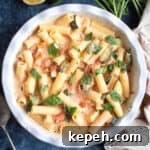 Tomato, Zucchini & Feta Baked Pasta Recipe 11 Baked feta pasta.