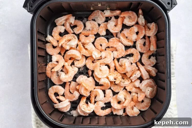 Crispy Air Fryer Shrimp from Frozen in 15 Minutes 8 Frozen-Shrimp-in-Air-Fryer-Process-Photo-1