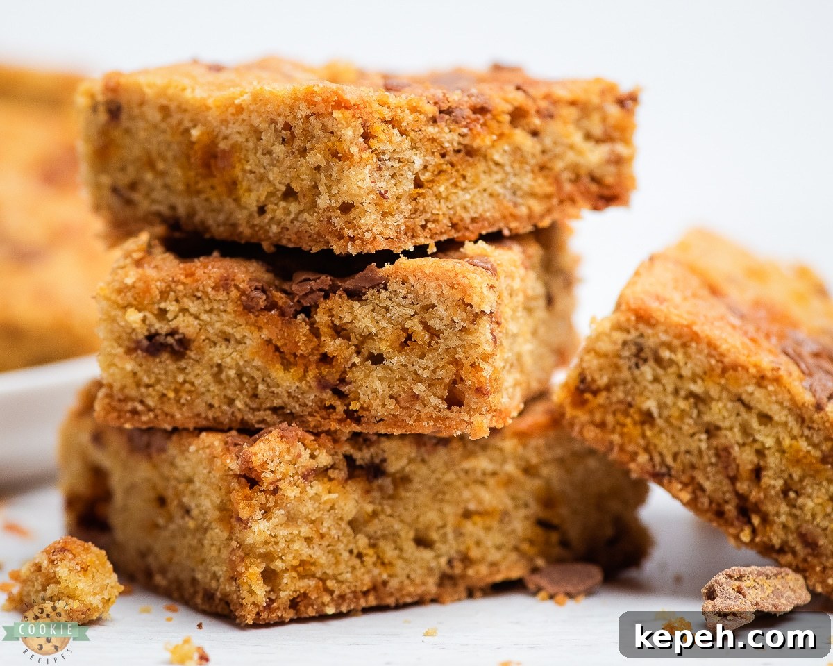 Butterfinger Cookie Bars Recipe: Crunchy Candy-Stuffed Blondies 3 img 8935 2