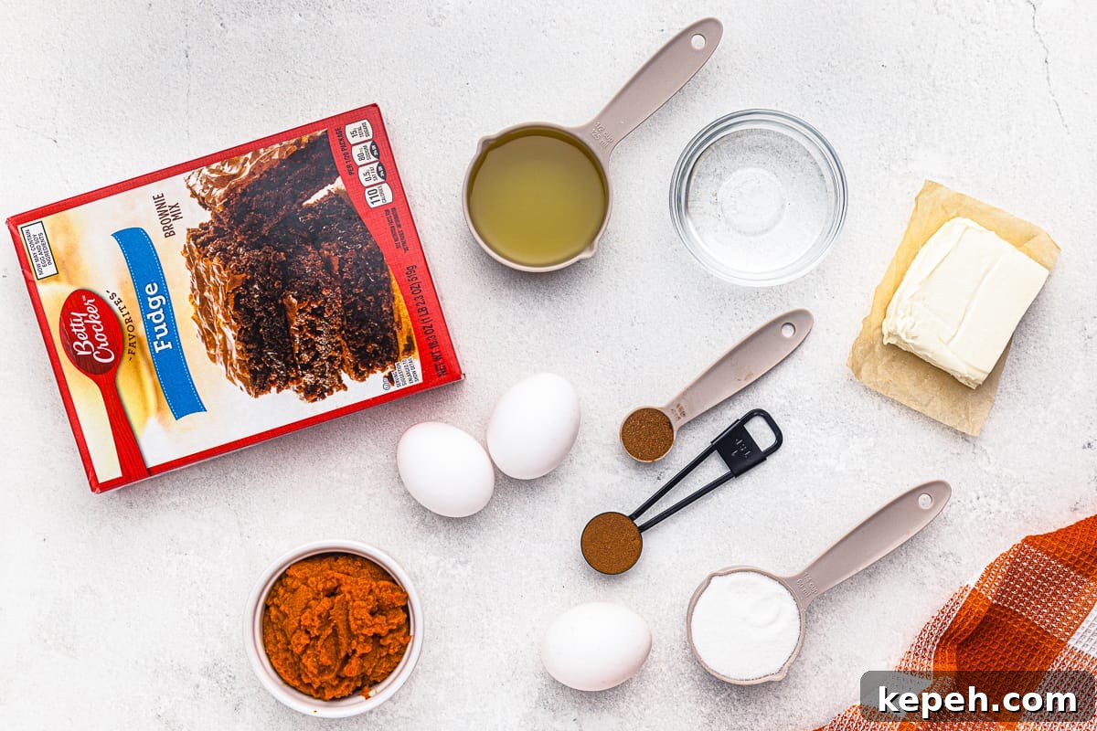 Chewy Pumpkin Brownies with Warm Spice and Chocolate Swirl 5 how to make pumpkin brownies