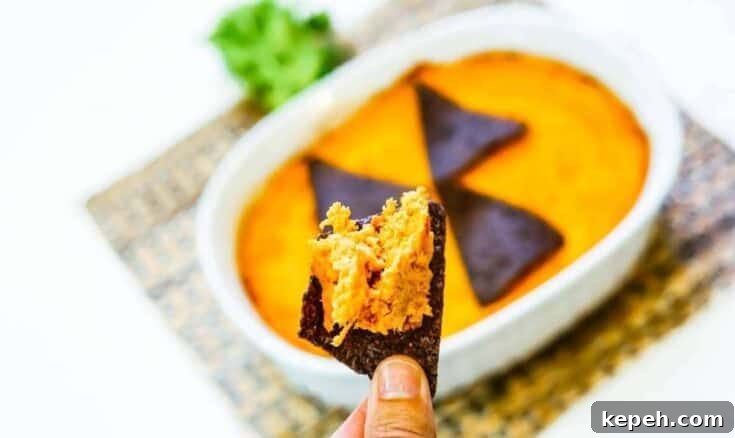 Halloween Buffalo Chicken Dip