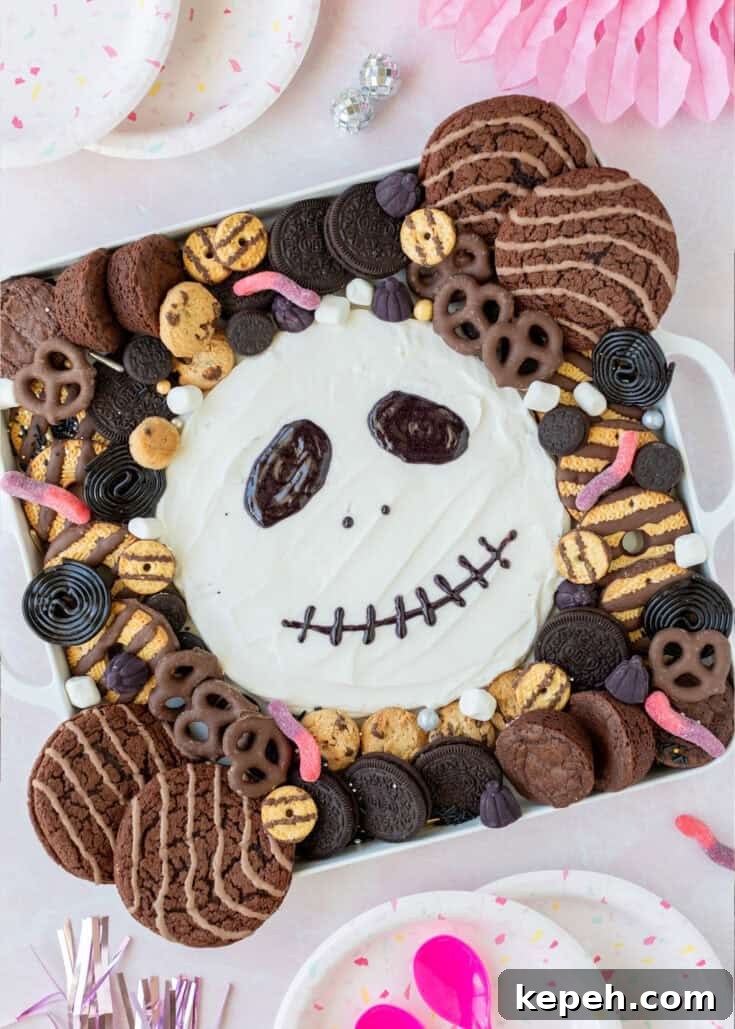 Jack Skellington Dessert Dip Board