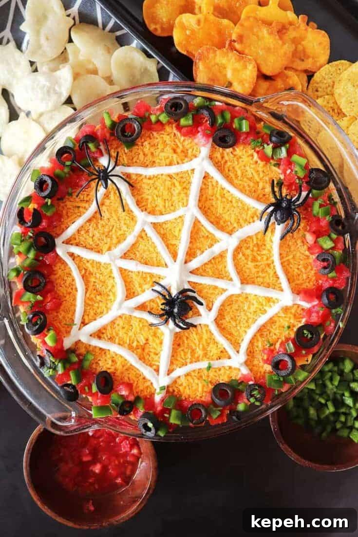 Spiderweb 7-Layer Dip