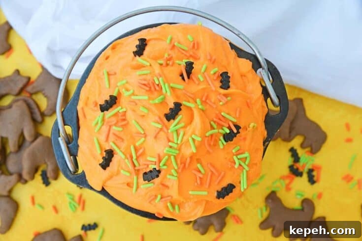 Halloween Cake Dip