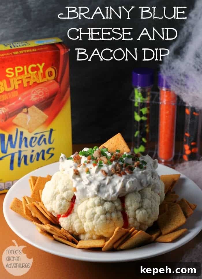 Brainy Blue Cheese and Bacon Dip