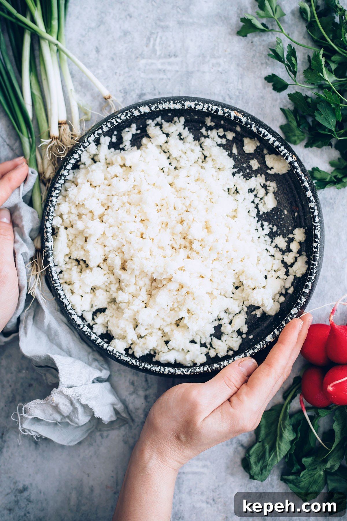 How to make cauliflower rice