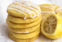 Buttery Lemon Shortbread Cookie Recipe