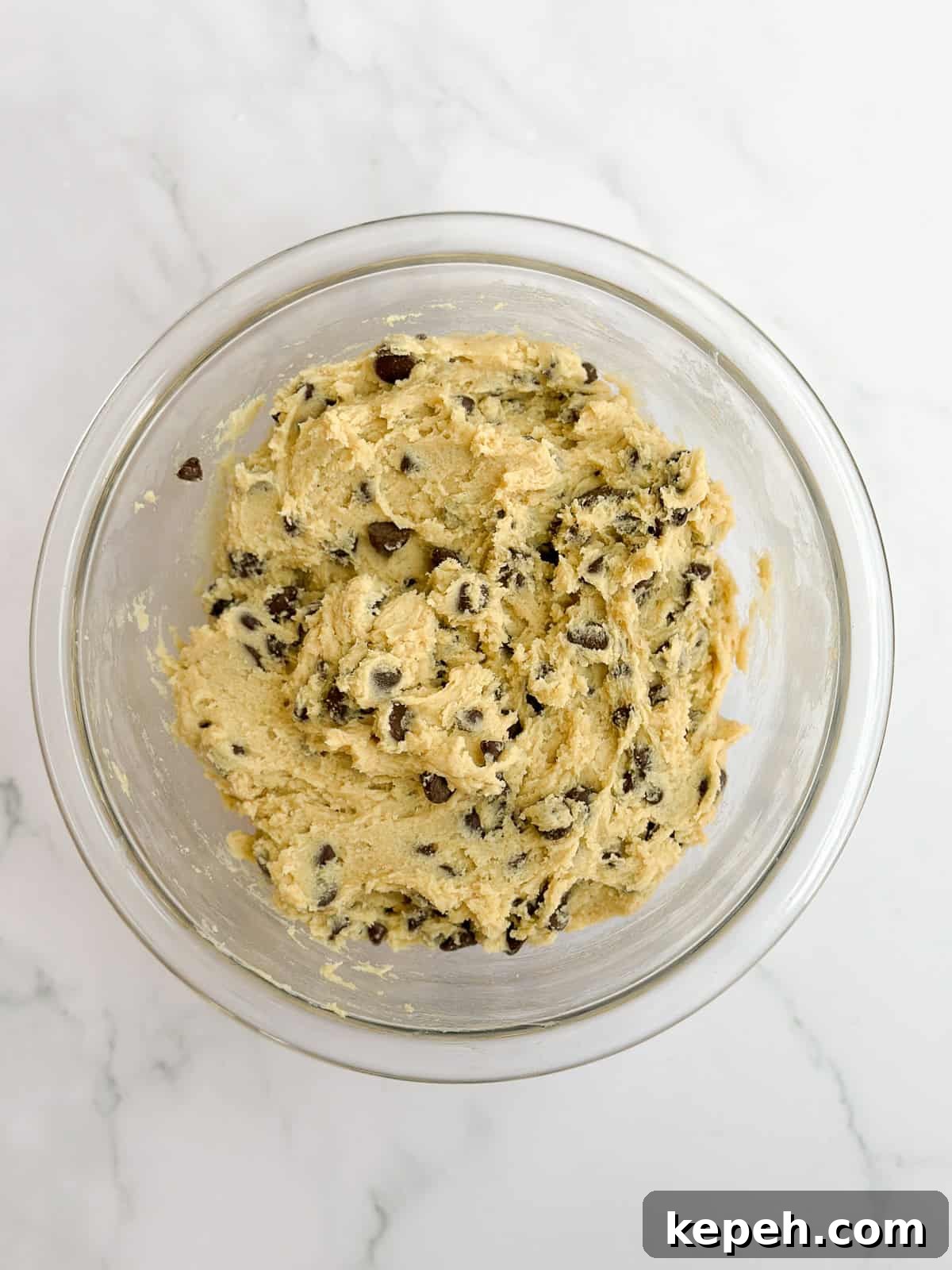 Chocolate Chip Cookie Cake Recipe: Soft, Gooey, Rich 6 all the dry ingredients mixed in.