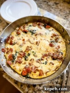 Marie's Easy Weekend Breakfast Skillet, on a countertop.