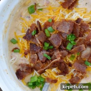 Creamy Slow Cooker Corn Dip 8 Slow Cooker Corn Dip makes for an impressive appetizer without any work! Just toss your ingredients in the slow cooker and come home to a creamy, cheesy dip!
