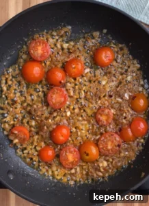 Garlic Butter and White Wine Seafood Pasta 8 Tomatoes added