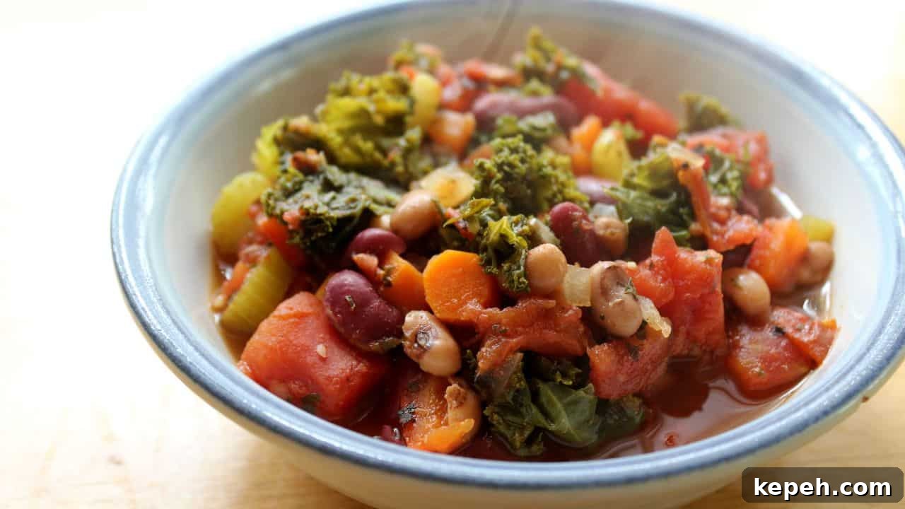Comforting Veggie Bean Chili